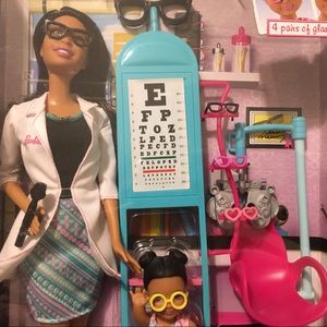 BARBIE Eye Doc Play Set - 2014 Mattel Release- EXCLUSIVE 🪄 Enjoy the Magic